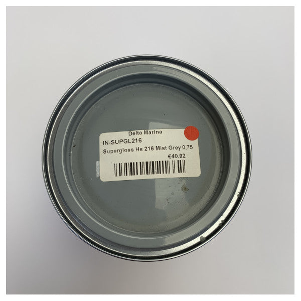 Международна супер гланцова морска боя - IN-SUPGL216 - Мъгливо сиво
