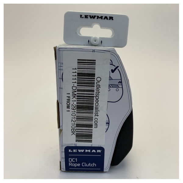 Lewmar DC1 Rope Clutch Double - Black - 8 to 10 mm - 29101210BK
