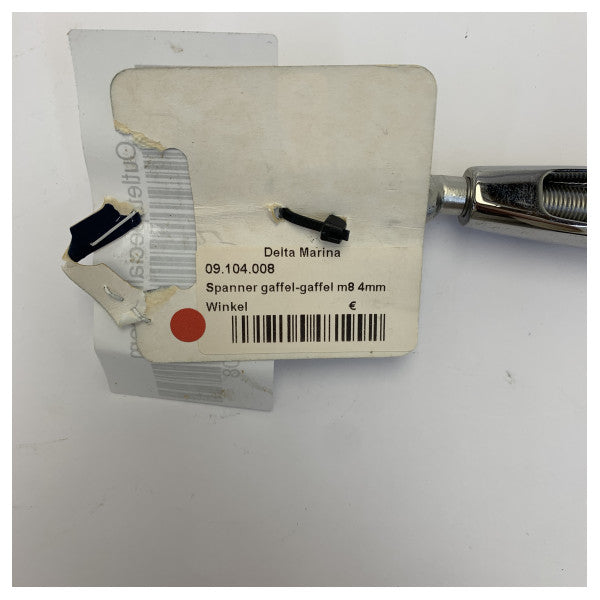 Talamex Stainless Steel Fork-Fork M8 4mm Tensioner - 09.104.08