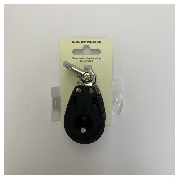 Lewmar 29901422BK 2-Sheave Block with Lock 40 mm