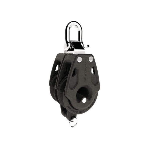 Blocco di controllo a doppia puleggia Lewmar 40 mm - 10 mm - 29901425BK