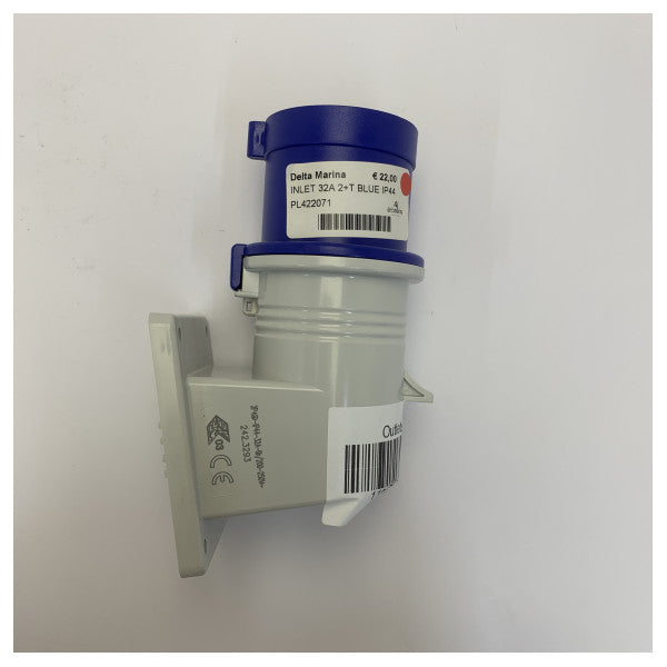 プラスティモ ショアパワー接続プラグ 230V 16A ブルー - PL422071