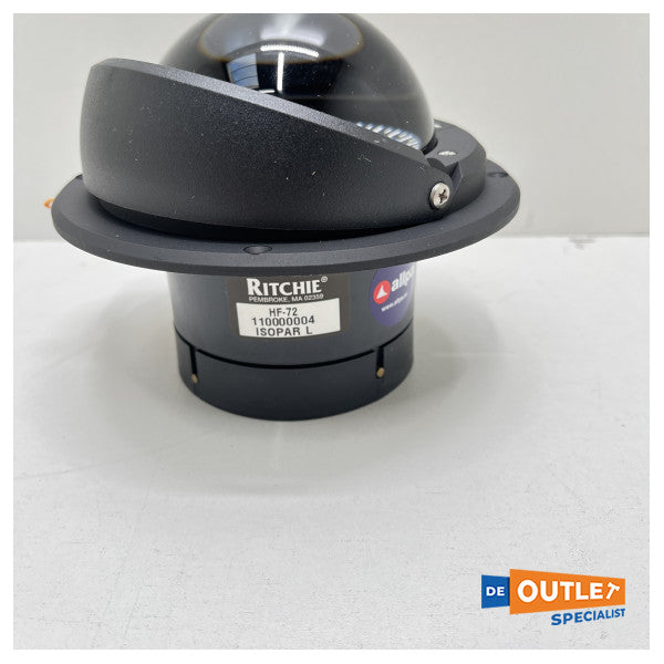 Ritchie Helmsman HF-72 Flush Mount Compass Black