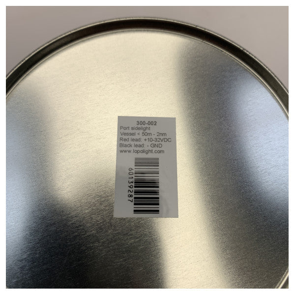 Luz de navegação vermelha de bombordo Lopolight 2NM - 300-002