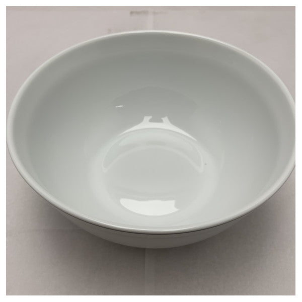 Riva Porcelain Salad Bowl 23cm – Elegant and Durable Marine Tableware for Boats and Yachts