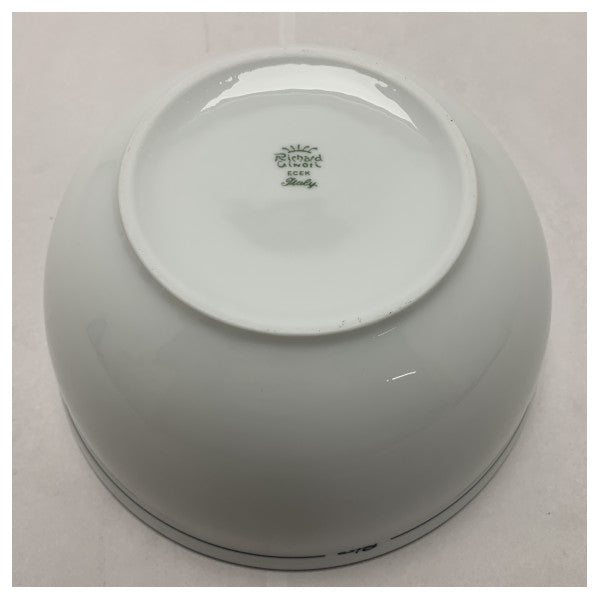 Riva Porcelain Salad Bowl 23cm – Elegant and Durable Marine Tableware for Boats and Yachts