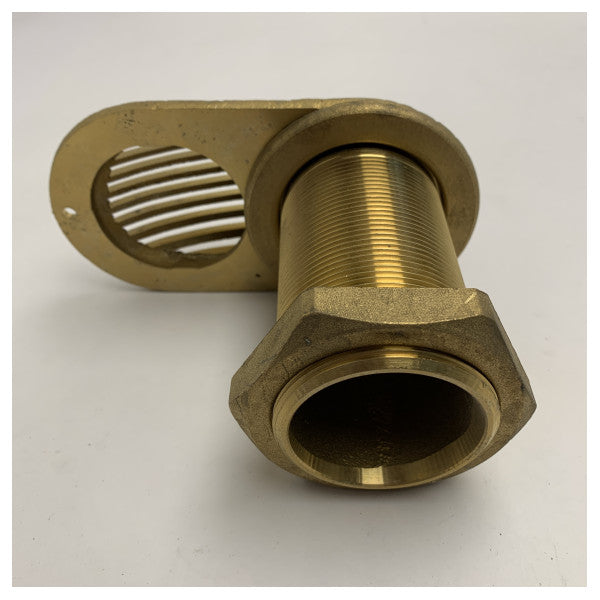 Guidi Brass 2 inch Marine Sea Plug | sea water scoop - Corrosion Resistant Boat Deck Plate for Watertight Sealing