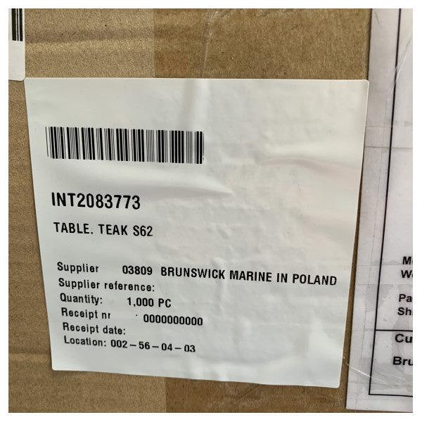 Uttern Teak-Klapptisch für S62 � Langlebige, wetterbeständige Boots- und Yachtmöbel