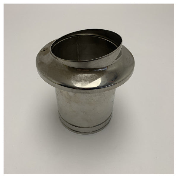 Vetus TRC100SV Acciaio Inossidabile 102mm Scarico Marino Thru-Hull con Valvola di Non Ritorno