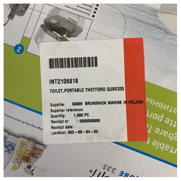 Химическа преносима тоалетна Thetford Porta Potti 335 Бяла