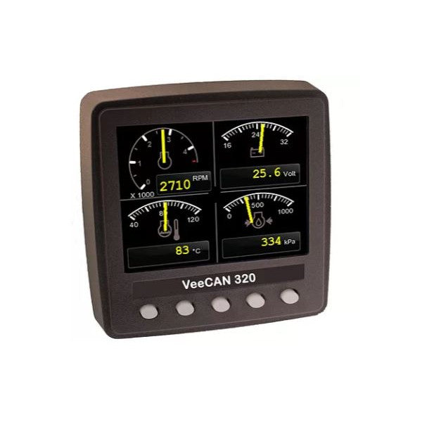 Veethree J1939 Pantalla de información de motor Marine Universal - 69227