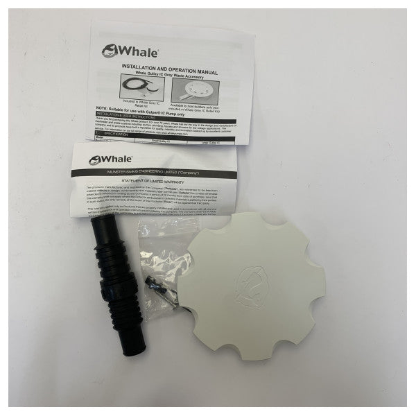 Bomba de desagüe de agua negra Whale BP2082B Gulper 12V - 19L/m