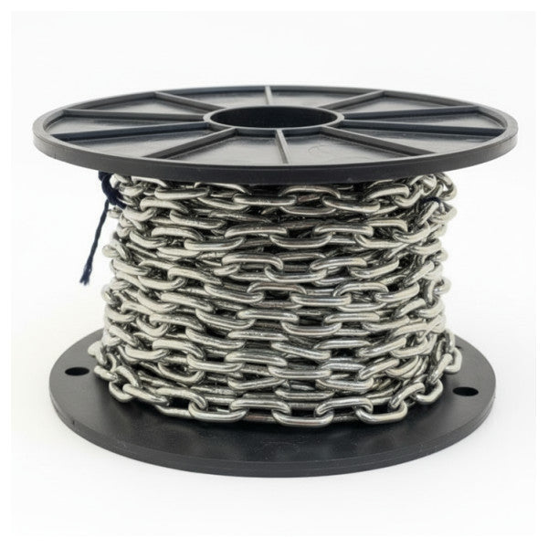 Talamex DIN766 galvanisert ankerkjetting 4 mm
