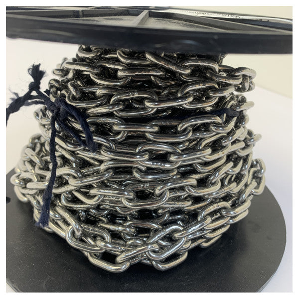 Talamex DIN766 galvanisert ankerkjetting 4 mm