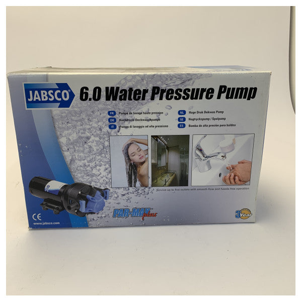 Jabsco 82600-0092 Par Max 6 Fresh Water Pump 22.7L/m 12V