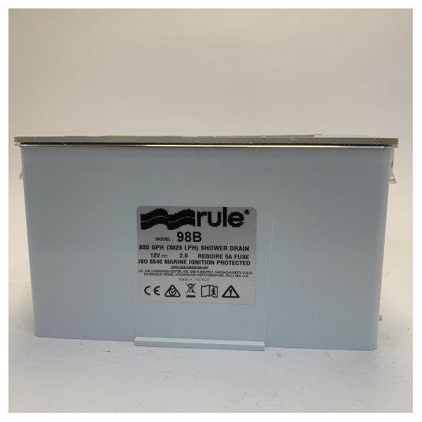 Rule 98B Duschablaufpumpensystem 12V 36L/m
