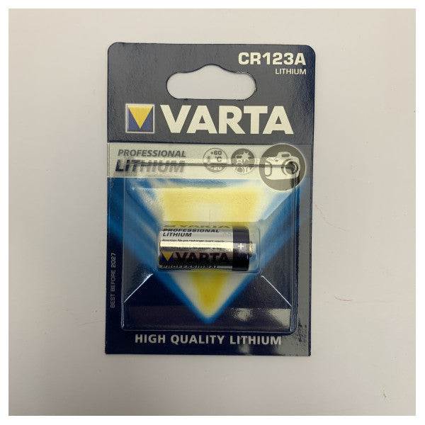 Varta Professional CR123A 3V Lithium Battery High Performance