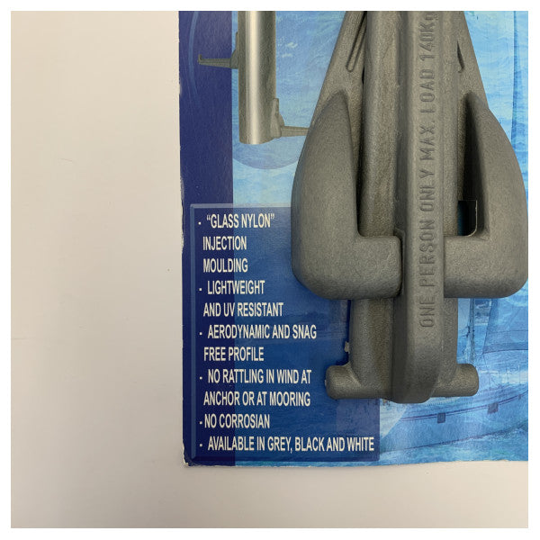 Mast Step Composite Folding Step Black - MS040404