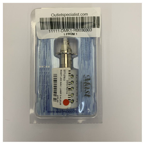 Морска LED навигационнаReplacement Light Bulb Lamp BAY15D 50 LED - RB030303