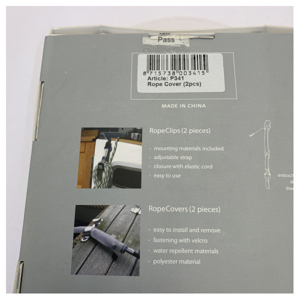 Сині чохли для мотузок Blue Performance BP-341 - Набір з 2 - Яхтове обладнання