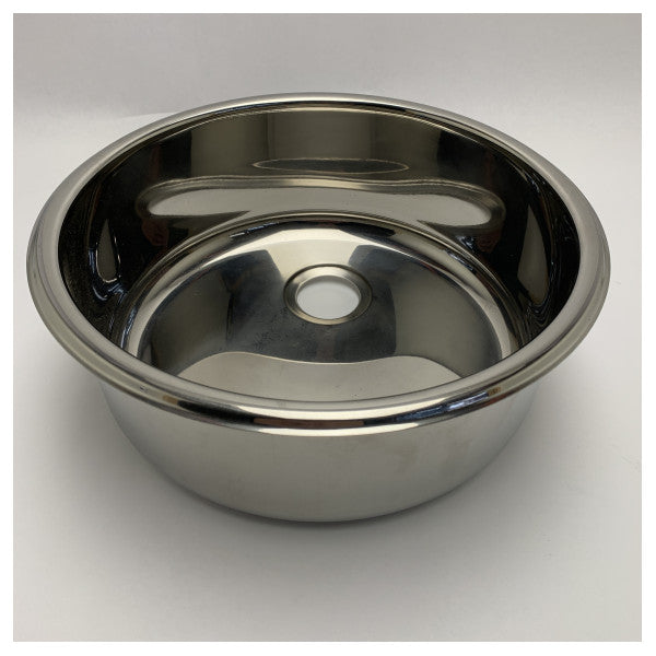 Barka LICIL30/5L Ciotola per lavello in acciaio inox da 30 cm di diametro e 5L di capacità Resistente alla corrosione di grado marino - LICIL30/5L