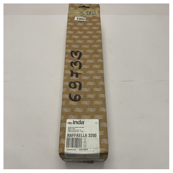 حامل فرش المرحاض إندا رافايلا 32140CR حامل فرش المرحاض الأنيق المصنوع من الكروم