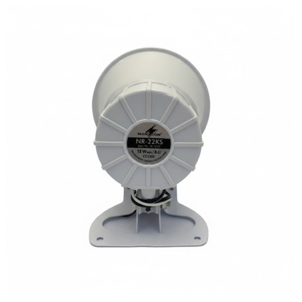 Monacor 15W/8 Ohm 600-7000Hz feuchtigkeitsgeschützter Hornlautsprecher