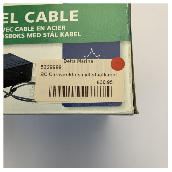 Bo-Camp Безпечний з кабелем 21 x 15 x 6.8 см чорний - 5329988