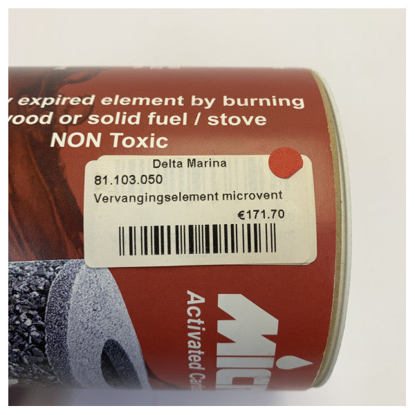 LeeSan Microvent Replacement Filter Activated Carbon for Black Water System - 81.103.050