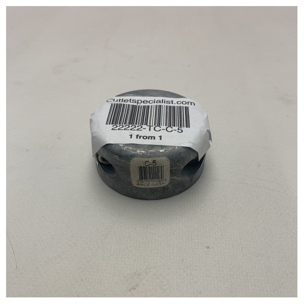 Martyr Camp C-5 ânodo de zinco redondo de 1 1/4 polegada para eixo de hélice