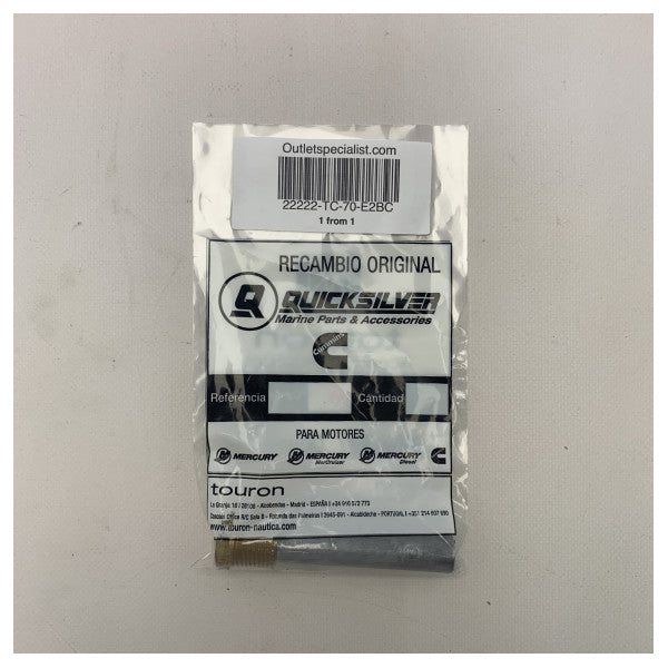 Martyr lápis zinco 5/8 X 3 -1/2 ânodo de encaixe - E2BC