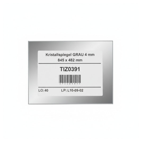 Hanse Yachts Kristal Mirror Grey 4mm - 845 x 482 mm - Spegħu għall-Ġojjol tal-Jott