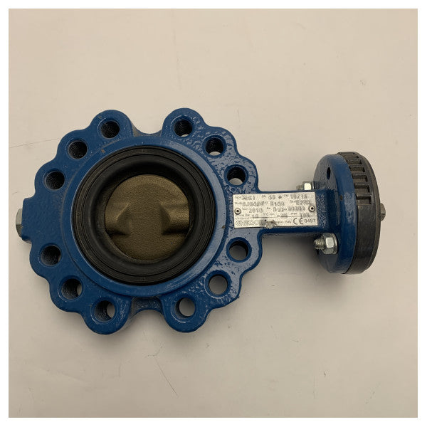 ギブソン BLK 1 DN65 GUS1400 16 バー バタフライバルブ 青