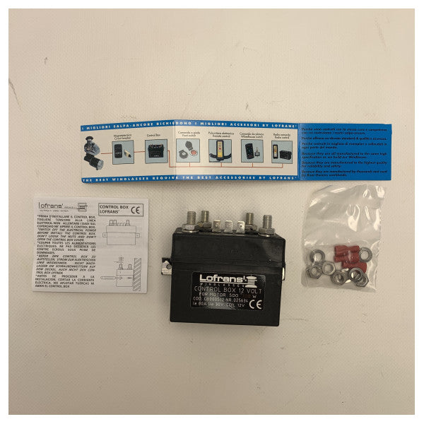 Lofrans Scorpion | X1 | 500W | 12V | 6 mm anchor winch with capean - 70406