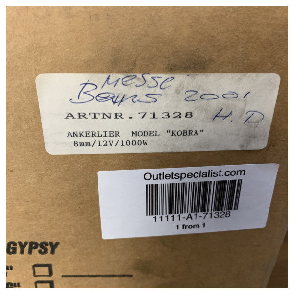 Двигун лебідки Lofrans 1000W 12V з блоком управління - 30553