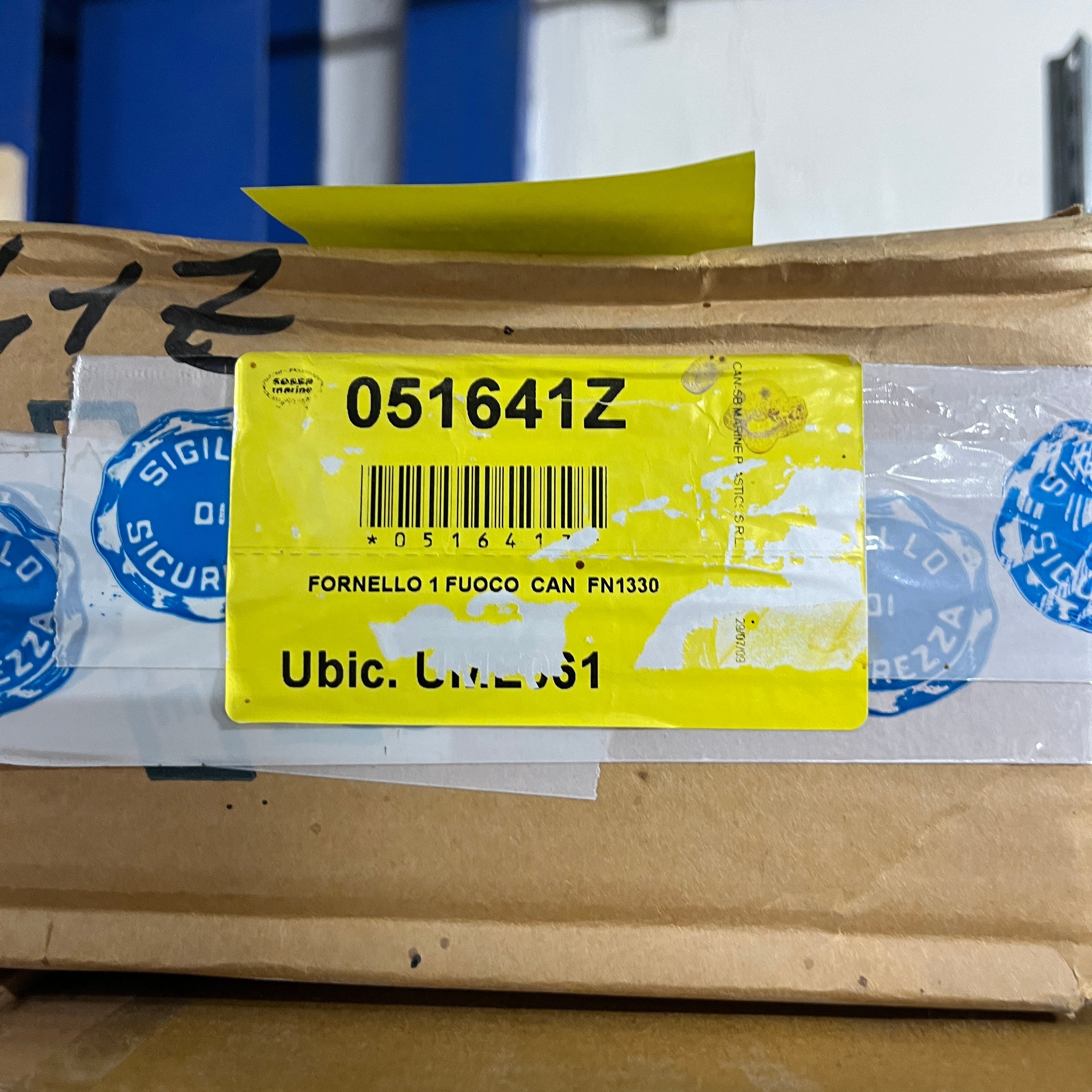 CAN FN1330 Газова печка с 1 горелка сребърна неръждаема стомана