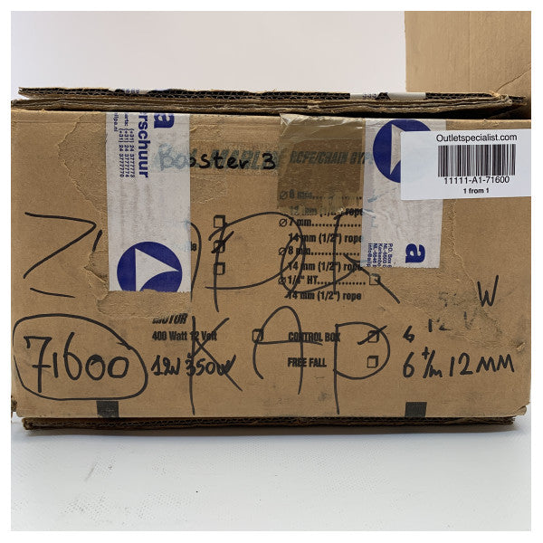 Lofrans Booster 12V ankkurivinssi 350W ilman ketjukiekkoa