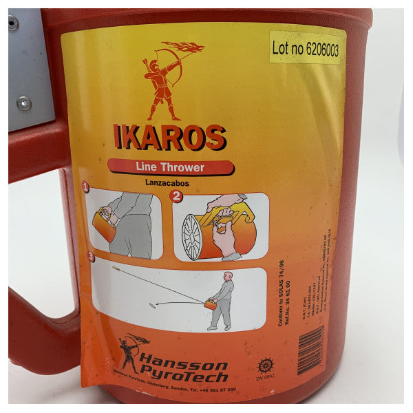 Hansson Pyrotech Throat Rope Launcher - міцний морський рятувальний трос для екстреного використання - 6206003