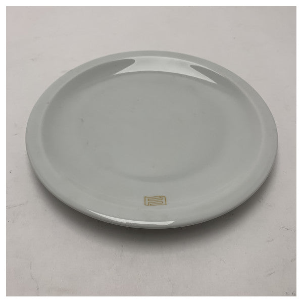 Порцелянова нековзна тарілка Ferretti Premium для морських фруктів 21 см - міцна, можна мити в посудомийній машині, ідеально підходить для човнів і яхт