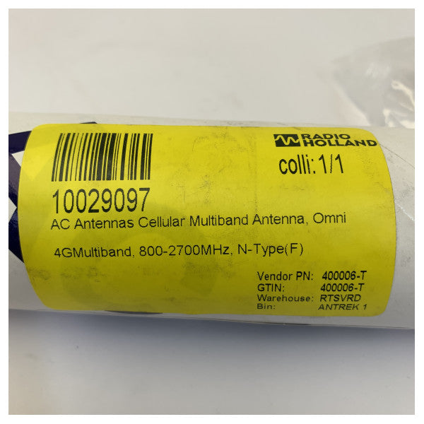 AC Antennas Marine 4G Multiband Антена - 800-2700MHz - Омни N-Type(F)