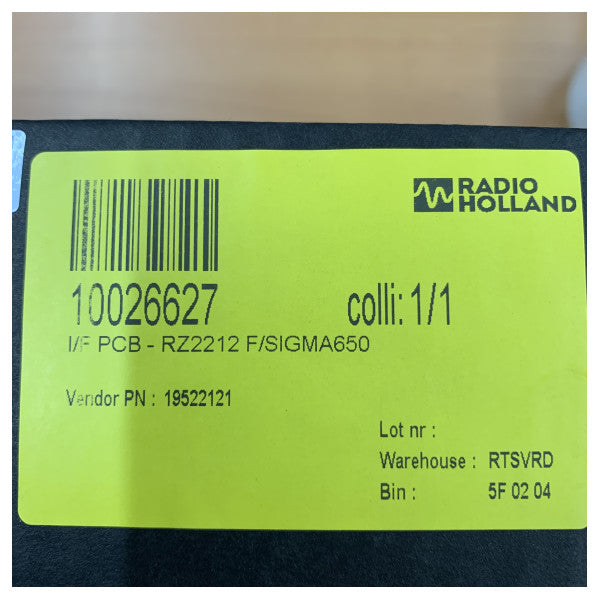 Placa base PCB de Radio Zeeland TCB para la placa de interfaz marina SIGMA 650 RZ2212