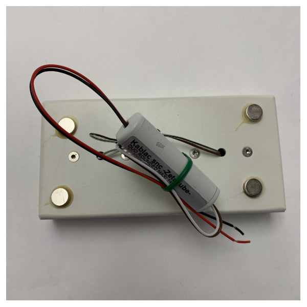 Kablac Висококачествена морска LED светлина 18-32V топло бяла DUO кръгла Maxi лампа за корабно осветление