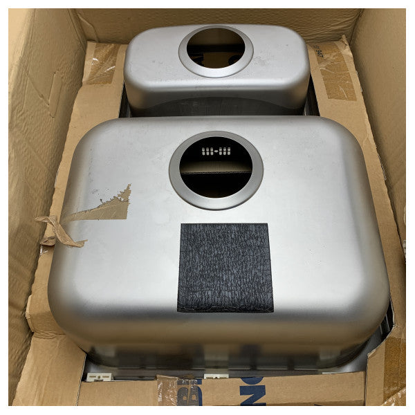 حوض المطبخ البحري بلانكو بلانكو بلانكو بلانكوفيفا 6 ف 18/10 من الفولاذ المقاوم للصدأ - حوض مطبخ بحري متين ومقاوم للتآكل