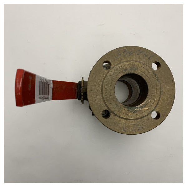 Guidi korkealaatuinen ruostumattomasta teräksestä valmistettu palloventtiili DN50 PTFE-tiivisteellä merenkulun sovelluksiin.