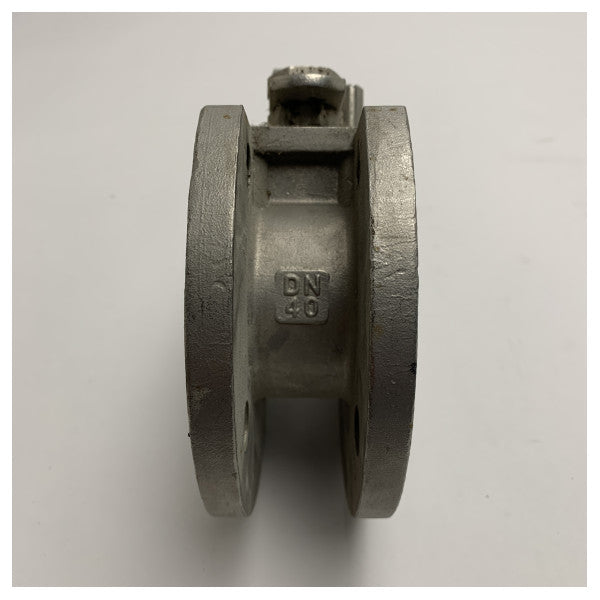DN40/316VAR valv tal-ballun magħmul mill-azzar inox b'flangijiet għat-tensjoni għolja