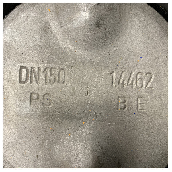 Високоякісний чавунний морський поворотний клапан DN150 з позиційним вимикачем і редукторним приводом