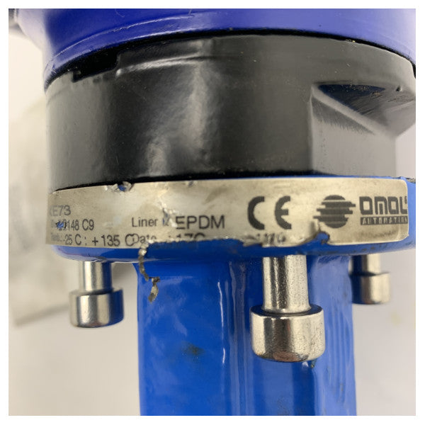 Високоякісний морський пластинчастий поворотний клапан Bernard DN125 з вкладишем з EPDM та приводом Bernard Controls 230V