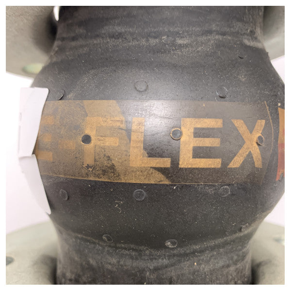 Гнучкий гумовий компенсатор DN65 PN10/16 з фланцями з нержавіючої сталі для гасіння вібрацій і теплового розширення в системах трубопроводів