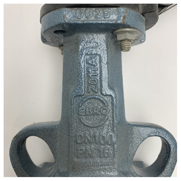 Високоякісний поворотний клапан DN100 PN10 для морського та промислового регулювання витрати води