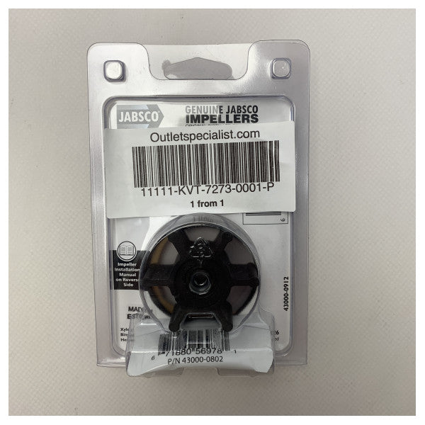 Jabsco 7273-0001-P Ø 51 mm-6 Blade Impeller